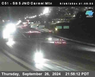 SB 5 at Carmel Mountain Rd.