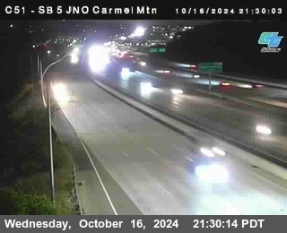 SB 5 at Carmel Mountain Rd.