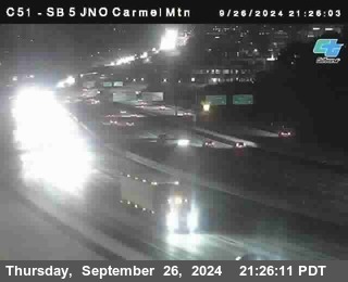 SB 5 at Carmel Mountain Rd.