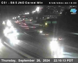 SB 5 at Carmel Mountain Rd.