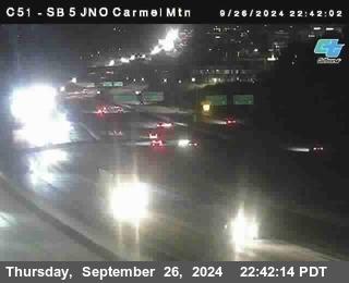 SB 5 at Carmel Mountain Rd.