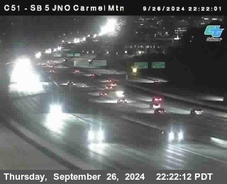 SB 5 at Carmel Mountain Rd.