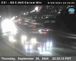 SB 5 at Carmel Mountain Rd.