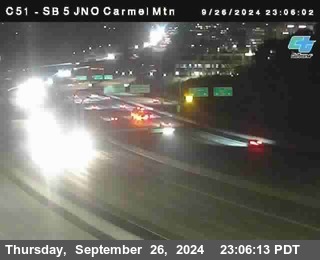 SB 5 at Carmel Mountain Rd.