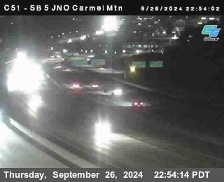 SB 5 at Carmel Mountain Rd.