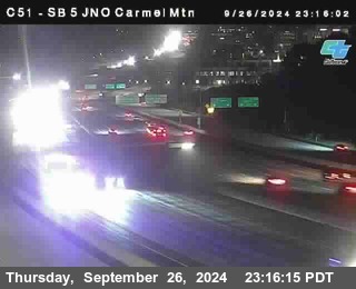 SB 5 at Carmel Mountain Rd.