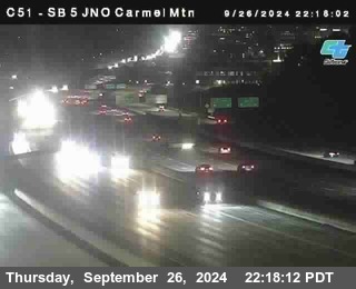 SB 5 at Carmel Mountain Rd.