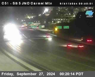 SB 5 at Carmel Mountain Rd.