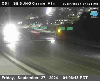 SB 5 at Carmel Mountain Rd.