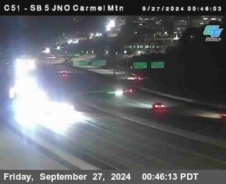 SB 5 at Carmel Mountain Rd.