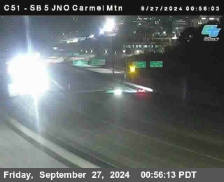 SB 5 at Carmel Mountain Rd.