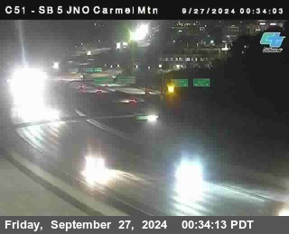 SB 5 at Carmel Mountain Rd.