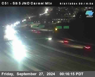 SB 5 at Carmel Mountain Rd.