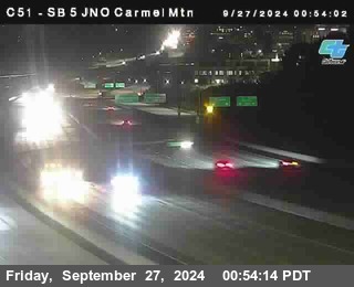 SB 5 at Carmel Mountain Rd.