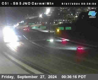 SB 5 at Carmel Mountain Rd.