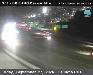 SB 5 at Carmel Mountain Rd.