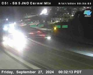 SB 5 at Carmel Mountain Rd.