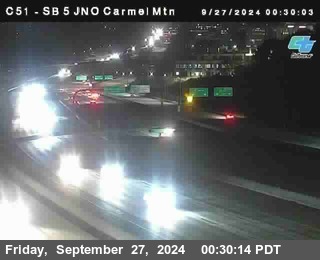 SB 5 at Carmel Mountain Rd.