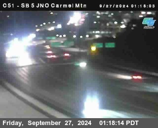 SB 5 at Carmel Mountain Rd.