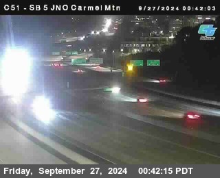 SB 5 at Carmel Mountain Rd.