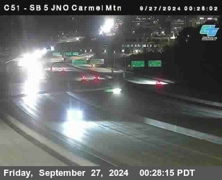 SB 5 at Carmel Mountain Rd.