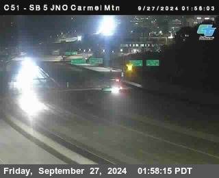 SB 5 at Carmel Mountain Rd.