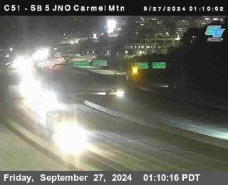 SB 5 at Carmel Mountain Rd.