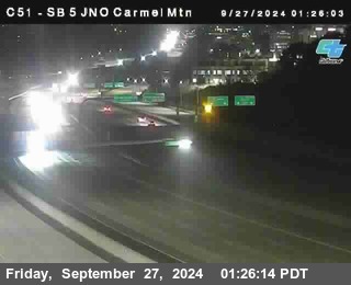 SB 5 at Carmel Mountain Rd.