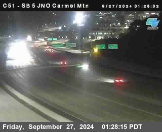 SB 5 at Carmel Mountain Rd.