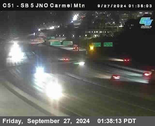 SB 5 at Carmel Mountain Rd.