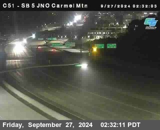 SB 5 at Carmel Mountain Rd.