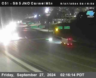 SB 5 at Carmel Mountain Rd.