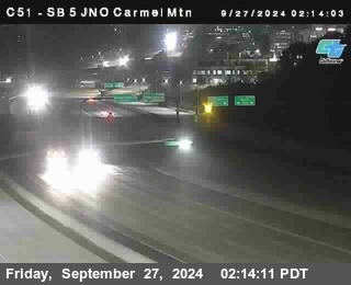 SB 5 at Carmel Mountain Rd.