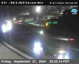 SB 5 at Carmel Mountain Rd.