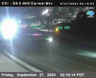 SB 5 at Carmel Mountain Rd.