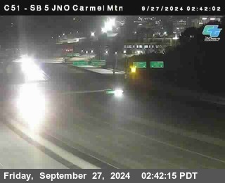 SB 5 at Carmel Mountain Rd.