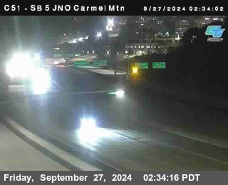 SB 5 at Carmel Mountain Rd.