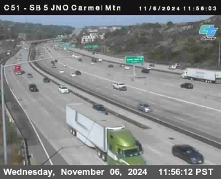 SB 5 at Carmel Mountain Rd.