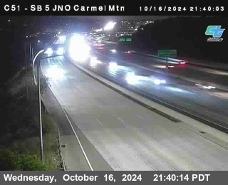 SB 5 at Carmel Mountain Rd.