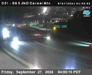 SB 5 at Carmel Mountain Rd.