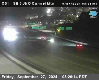 SB 5 at Carmel Mountain Rd.