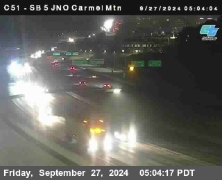 SB 5 at Carmel Mountain Rd.