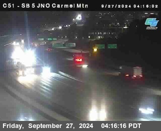 SB 5 at Carmel Mountain Rd.