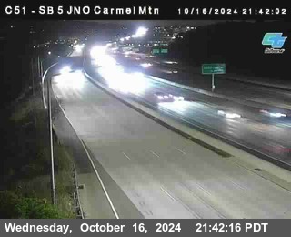 SB 5 at Carmel Mountain Rd.