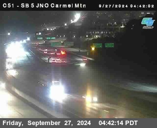 SB 5 at Carmel Mountain Rd.