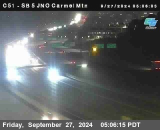 SB 5 at Carmel Mountain Rd.