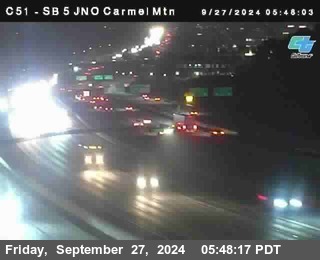 SB 5 at Carmel Mountain Rd.