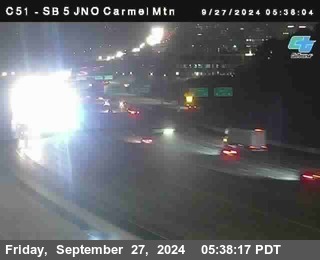 SB 5 at Carmel Mountain Rd.