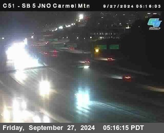 SB 5 at Carmel Mountain Rd.