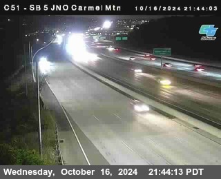 SB 5 at Carmel Mountain Rd.